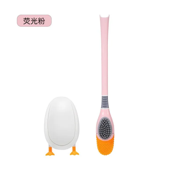 Cute%20Duck%20Shape%20Silicone%20Toilet%20Brush%20360%C2%B0%20Flexible%20Head%20Automatic%20Opening%20Closing%20Double-sided%20Cleaning%20Tools%20-%20Image%2010