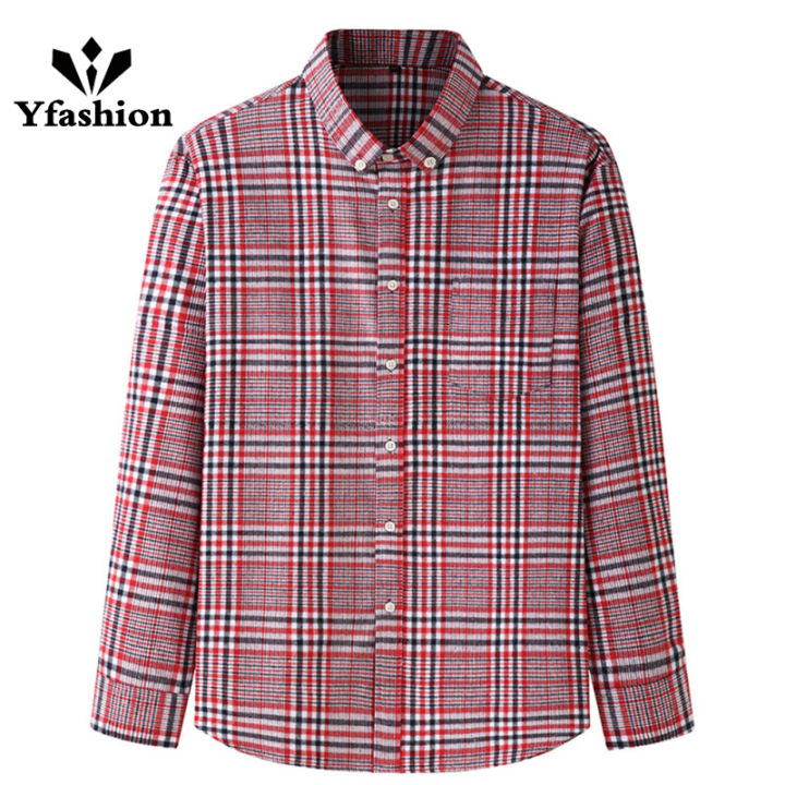 Yfashion%20Men%20Casual%20Plaid%20Shirt%20With%20Pockets%20Design%20Lightweight%20Regular%20Fit%20Long%20Sleeve%20Button%20Down%20Tops%20-%20Image%209