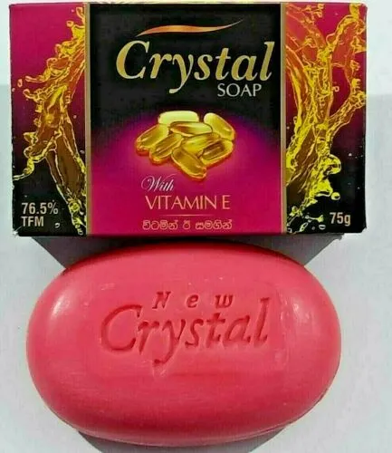 Crystal Soap _Vitamin- E Moisturizing Bathing Bath Soap -75g