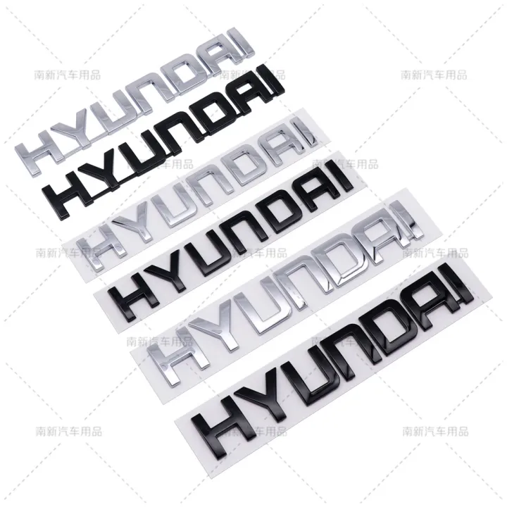 Applicable HYUNDAI Labeling Modern Car Sticker Modern English Car Body ...