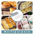 FORIDE Aluminum Foil Bread Frying Pan,50Pcs Disposable Mini Bread Pan with Lid,Small Bread Tin,Baking Cup,Dessert Pan Container. 
