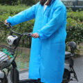 Adult EVA Raincoat Reusable Thickened Waterproof High Quality Women Men Camping Transparent Poncho Rainwear Suit 1Pcs. 