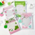 Cute Transparent Shiny Candy Bag Korean 3 Inch Holder Bag Card Sleeves Holder Protective Shell Props Badge Storage Display Cards Protector. 