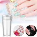 Nails Design Clear Silicone Nail Art Scraper Nails Gel Nail Polish Stamping. 