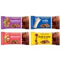Checkers Chocolate Hazelnut +Milk Chocolate +Fruit & Nuts + Almond [100g] x 4Pcs Combo. 