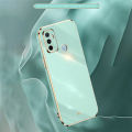 Luxury 6D Plating Soft Casing Silicone Square Frame Phone Case For OPPO A53 2020 4G / A33 4G / A32 4G Phone Case Shiny Bling Back Cover Coque. 