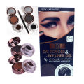 ADS - 2 In 1 Eye Powder & Eyeliner Gel - Black & Brown. 