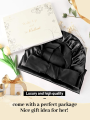 1/3pc Long Satin Wide Brim Nightcap Silky Bonnet Hair Wrap Sleeping Sleep Cap With Elastic Soft Band Styling Cap Hair Wrapping. 