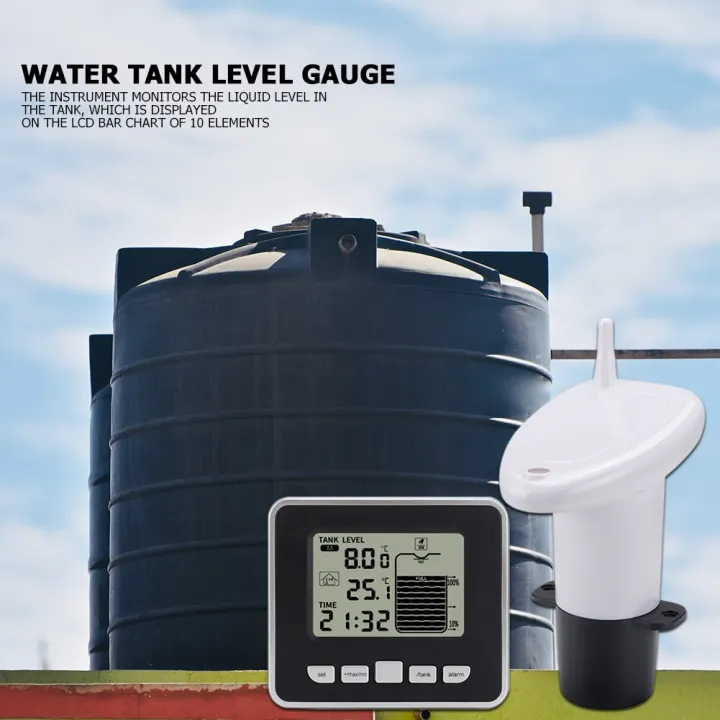 Kit%20Measuring%20Tank%20Liquid%20Ultrasonic%20Flow%20Wireless%20Monitor%20Alarm%20Meter%20Level%20Water%20Sensor%20Time%20Transmitter%20Depth%20-%20Image%202