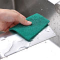 10pcs Nylon Emery Scouring Pad Dish Cloth Kitchen Household Dish Washing Cloth Non- Cleaning Cloth Rust Removal Brush Pot. 