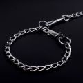 Dog Steel Necklace Chain with Lock Dog Training Choke Collar Adjustable Stainless Steel Chain Slip Collar Best for Puppys Dogs Steel Choker Chain. 