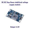 DC-DC 12V to 3.3V Step Down Stabilized Voltage Converter Module Supply Converter Output 3.3V Mini DC DC. 