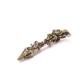 Brass Elephant Keychain - God of Wealth Lucky Car Accessory. 