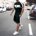 2022 New Summer Men's T-Shirt Suits Men's Comfortable Sportswear T-Shirt Shorts Suits Sportswear Suits Men's Oversized Clothes. 