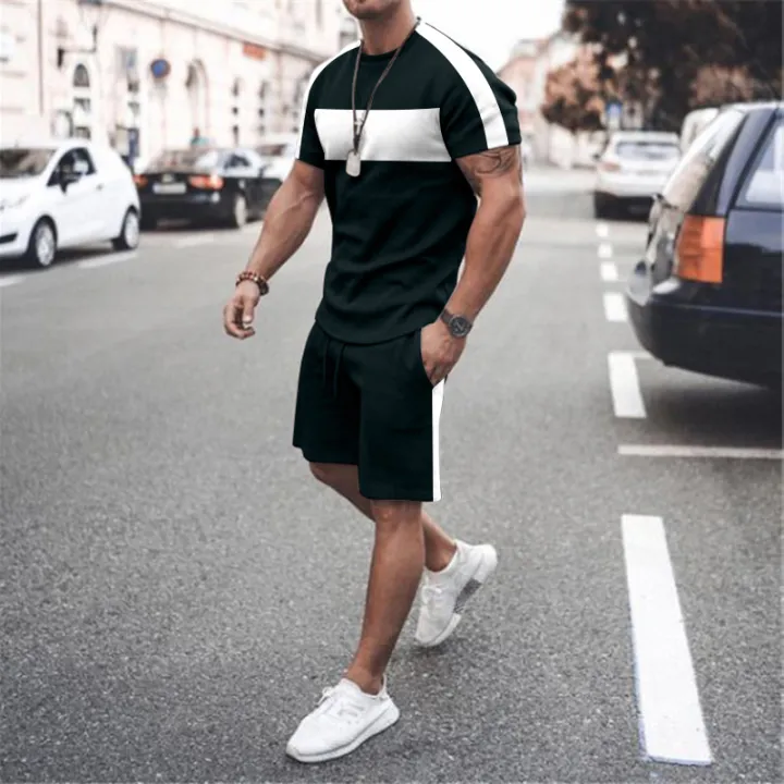 2022%20New%20Summer%20Men's%20T-Shirt%20Suits%20Men's%20Comfortable%20Sportswear%20T-Shirt%20Shorts%20Suits%20Sportswear%20Suits%20Men's%20Oversized%20Clothes%20-%20Image%206