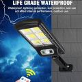 Solar Light 120 COB Large Outdoor Solar Waterproof Street Light Garden Infrared Sensor. 