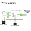 12V 3A 80W PWM Motor Speed Controller Regulator Variable Control Potentiometer On/Off Switch. 
