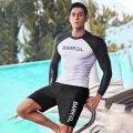 Diving Suit Men's Long-Sleeved Sun Protection Quick-Drying Conservative Swimwear Women's Couple Suit Dive Skin Surfing Snorkeling Hot Spring Suit. 