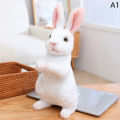 Simulation Rabbit Plush Fur Realistic Kawaii Animal Easter Bunny Rabbit Toy Gift. 