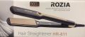 ROZIA Premium Professional Ceramic Hair Straightener/Iron HR-811 (Black, Gold) with warranty. 