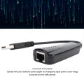 USB 2.0 Ethernet Network Adapter Convenient Use Plug and Play 10 100Mbps USB To RJ45 Ethernet Network LAN Converter for Linux Operating Systems. 