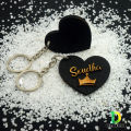 Customized Name Heart Shape Key Tags, King Wishes Key Tags, Personalized Wooden Key Tags, Key Chain, Key Ring Love Gift. 