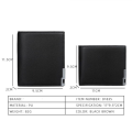 SeaGloca Men Wallet Purse Money Short Designer Soft ID Card Case Slim Fashion Simple Leather Wallet. 