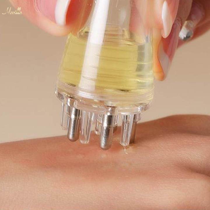 Scalp Applicator Comb 6ml Portable Scalp Massager Brush Hair Oil Applicator White