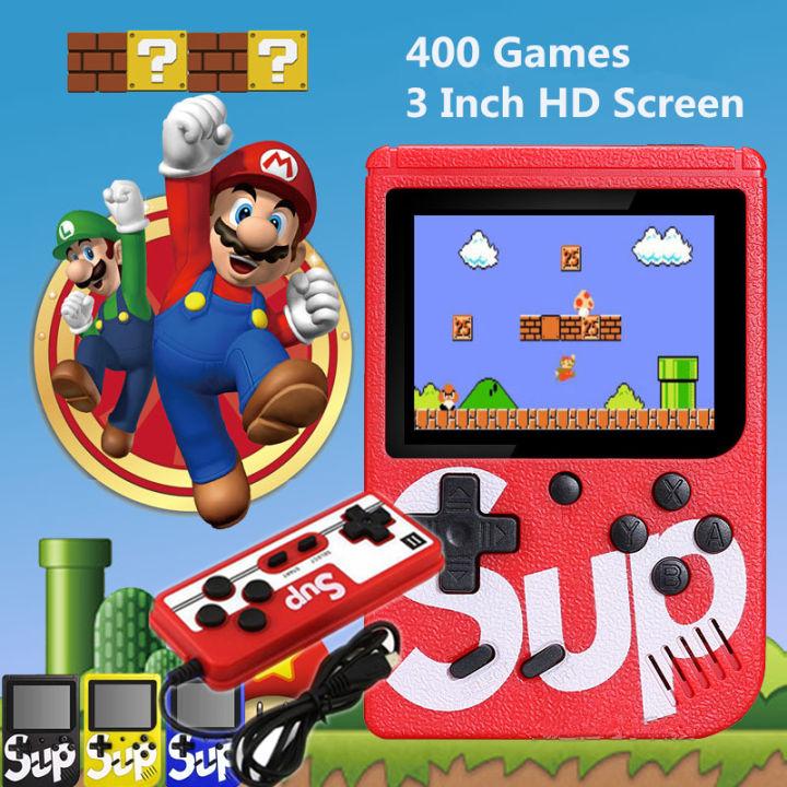 400 Games 1/2 Player Game Box Portable Retro Handheld Game Console Gameboy Console SUP Game Box