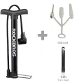 Rockbros Bicycle Pump Max 120 PSI Bike Manual Air Pump Balloon Tire Inflator Schrader Valve Floor Pump Cycling Accessories for BMX Tires. 