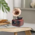 Mini Musical Box Retro Phonograph Shape Music Box Classical Art Decor Music Box Crafts No Gramophone Music Box. 