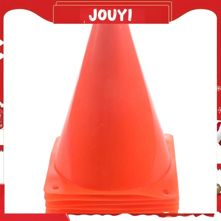 7-Inch Plastic Traffic Cones (6-Pack) Multi-Purpose Cone Traffic Cone