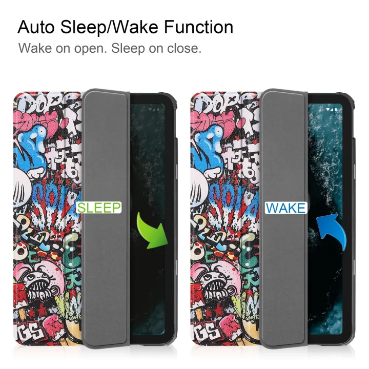 For%20Nokia%20T20%20Painted%20Leather%20Tablet%20Case%20with%203-Fold%20Holder%20-%20Image%207