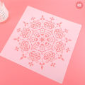 30cm Diy Craft Mandala Mold For Painting Stencils Stamped Paper Card Template Layor. 