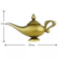 Festive Plastic Aladdin Magic Lamp Creative Lightweight Stage Props Versatile Colorful Halloween Christmas Party Supplies. 