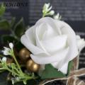 Brooch Fashion Accessory Elegant Flower Shaped Groom Brooch for Wedding Suit Coat Buyers' Favorite Decorative Corsage Pin for Men's Attire Flower Shaped Bridegroom Brooch. 