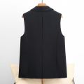 Outer Suit Vest Women's Slimming Casual Coat New Loose Sleeveless Short Spring and Autumn Korean Style Waistcoat Trendy Vest. 