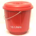 Plastic Bucket  with Handel And 16 Liters. 
