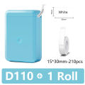 Niimbot D110 Mini Portable Thermal Printer Without Ink Self-Adhesive Label Maker Printer For Stickers Labeller Labeling Machine. 