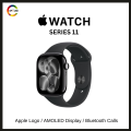 Apple watch series 11 clone smartwatch with apple logo latest generation series 11 apple watch AMOLED display Bluetooth calls apple logo and wallpapers. 
