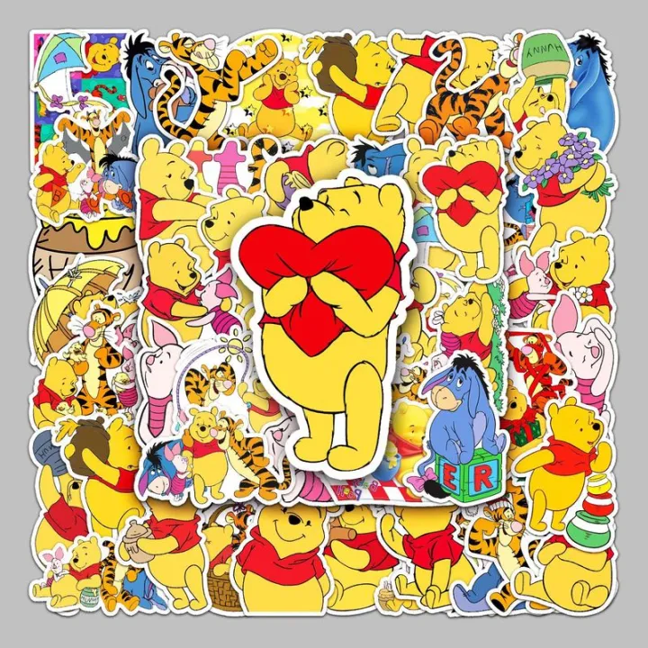 20/40/60pcs%20Pooh%20Stickers%20Winnie%20the%20Pooh%20Bear%20Stickers%20for%20Laptop%20Scrapbook%20Journal%20Kids%20Girls%20Boys%20Stickers%20-%20Image%204