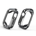 Transparent Two-color Armor Case For Apple Watch Series 6 & SE & 5 & 4 44mm. 