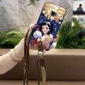 Diagonal Dirt-resistant Phone Case For Samsung Galaxy Xcover4/SM-G390 Anti-dust Waterproof Back Cover Necklace Soft case. 