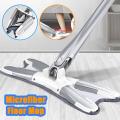 X-type Manual Extrusion Floor Mop Hand Free Washing Flat Mop With Microfiber Replace Pads Easy Wringing Household Floor Cleaning Tools. 