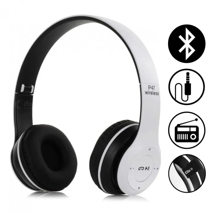 P47%20Wireless%20Bluetooth%20Headset%20Foldable%20Stereo%20Bass%20Bluetooth%205%20Headphones%20Kid%20Girl%20Helmet%20Gift,with%20Microphone,For%20Music%20Gaming%20-%20Image%204