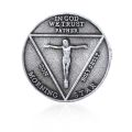 TV Show Lucifer Morningstar Satanic Pentecost Cosplay Commemorative Coin Badge Halloween Metal Accessories Prop Coin. 