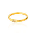 【Aingo】Simple Number Ring Men and Women Stainless Steel Ring 111 999 Angel Number Ring. 