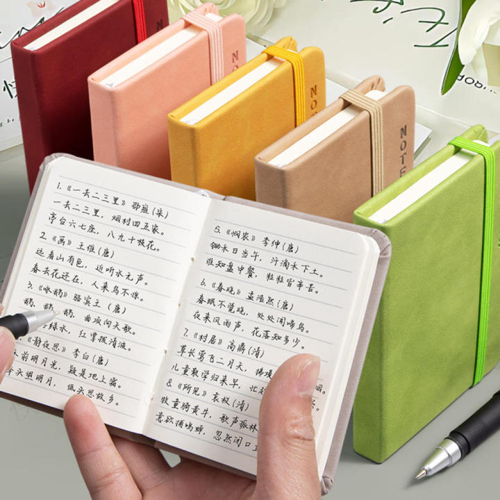 Portable Pocket Notepad Compact Planner Writing Paper Student Memo Pad A7 Mini Notebook Writing Paper For Students Memo Diary Planner