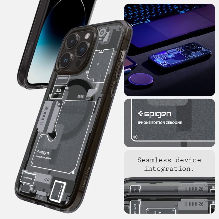 Spigen%20Ultra%20Hybrid%20Zero%20One%20Case%20For%20iPhone%2014%20Pro/%2014%20Pro%20Max%20-%20Magsafe%20Premium%20Back%20Cover%20-%20Image%202