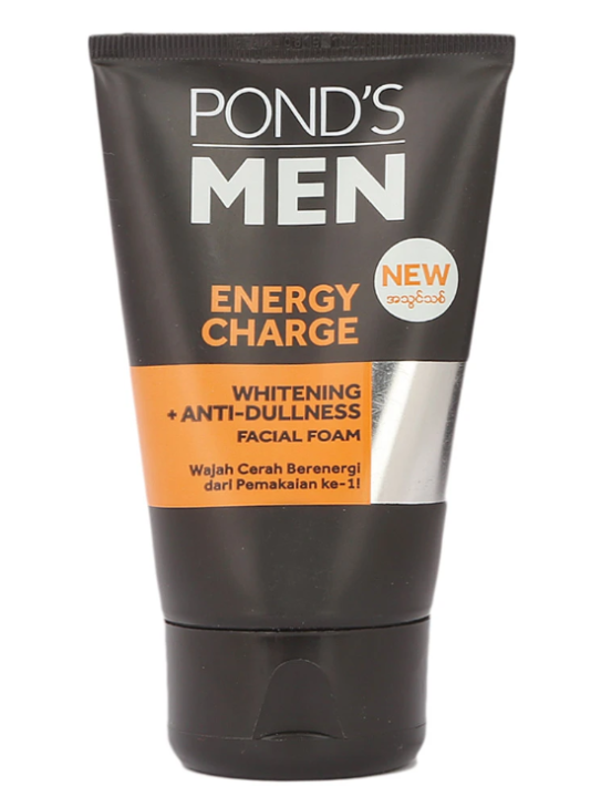 Pond's Men Energy Charge Face Wash 50g – Mit Kaffeebohnen-Extrakt & Menthol | Reinigt Und Erfrischt